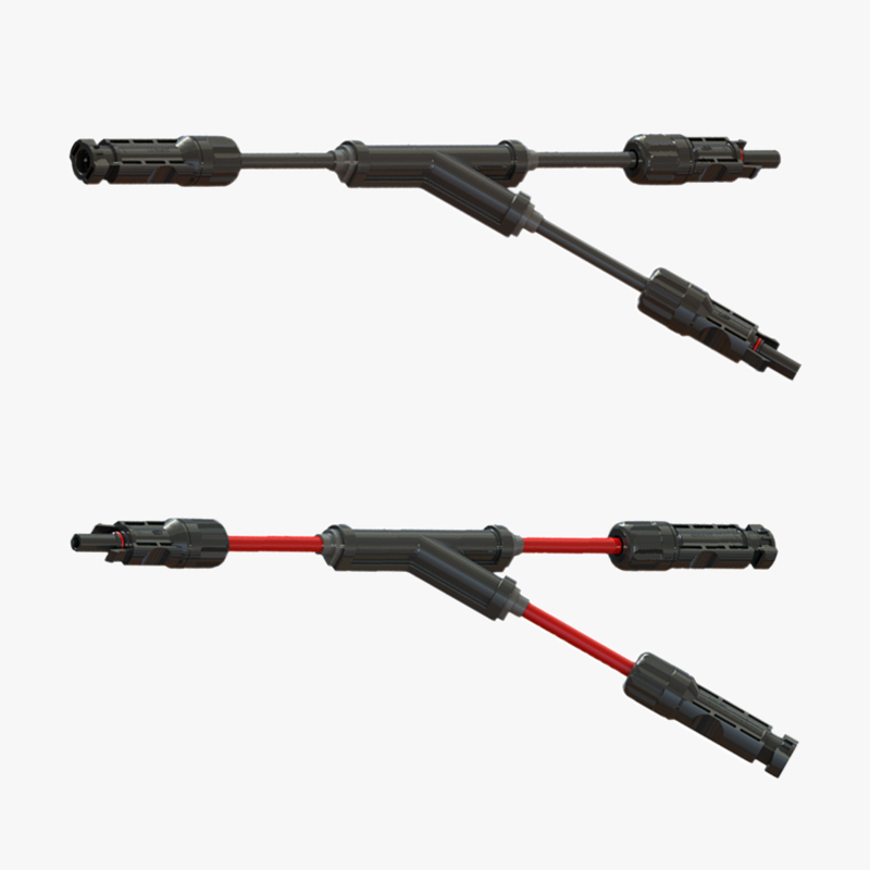 Solar Connectors Y Branch 1 to 2 Parallel Adapter Cable (R-type)