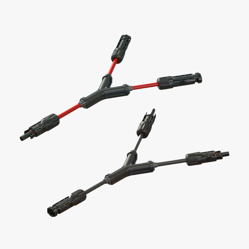 Solar Connectors Y Branch 1 to 2 Parallel Adapter Cable (Y-type)